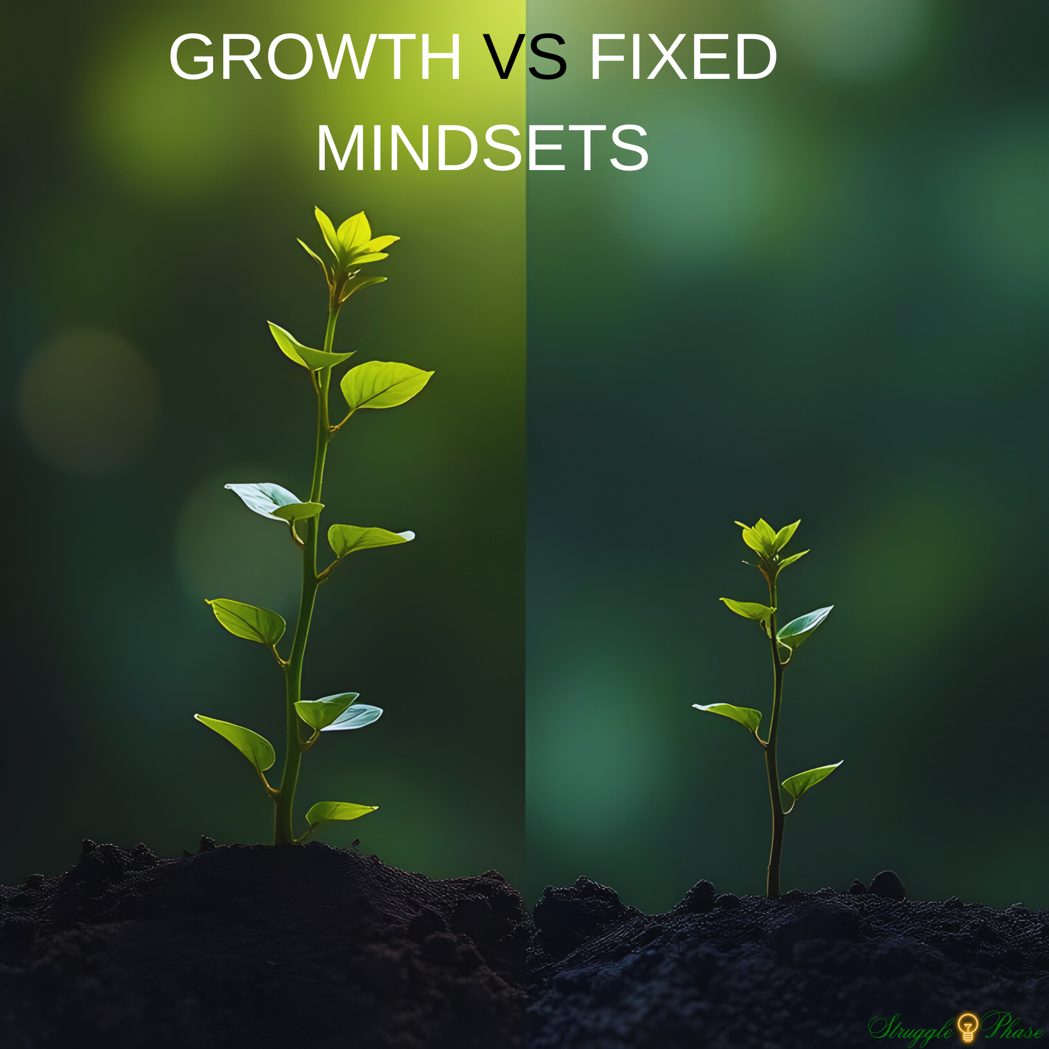 Growth vs. Fixed Mindset Struggle Phase
